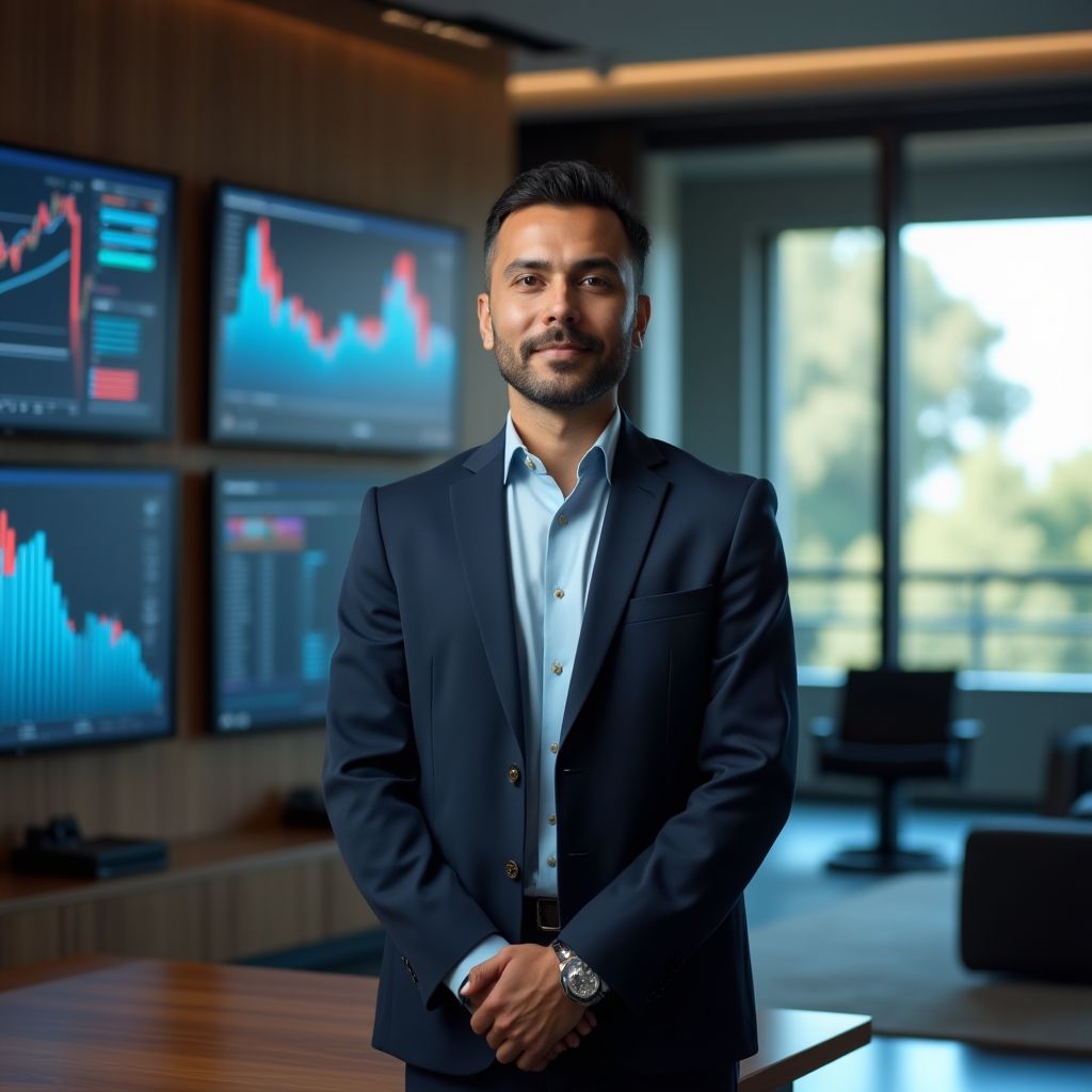 Fundador de InversionesMax en oficina moderna